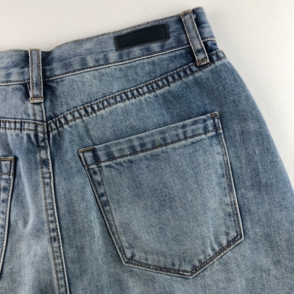 Blank NYC Way Back When Cutoff Denim Skirt In Serengeti w25 - Picture 5 of 10